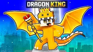 Playing Minecraft As DRAGON KING