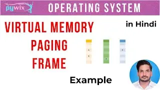 page frame virtual memory | virtual memory in hindi with example | page frame vs page