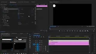 Bouncing Ball 1 - Keyframe Animation in Premiere Pro