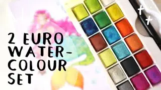 CHEAP 2 EURO Watercolour set - Action