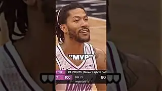 Prime Derrick Rose was SOMETHING ELSE 🥹🌹 