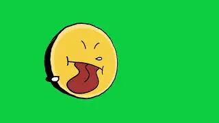 Emoji Blowing Raspberry | Green Screen and Luma Matte [FREE USE]