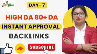 Get Backlinks from 80+DA Sites 2025 | Day-7| Best Off-Page SEO Tips