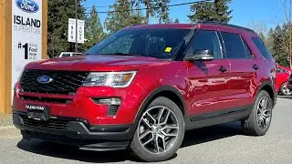 2018 Ford Explorer Sport + Moonroof, NAV, AWD Review | Island Ford