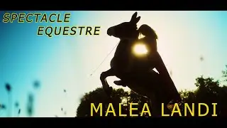 Maléa Landi - Spectacle équestre avec son Ane Péppeur