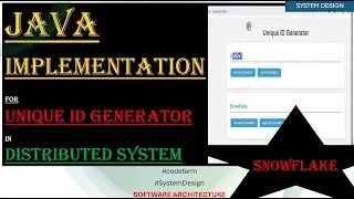 How to implement UUIDv7? || Java code for UUIDv7 | Unique Id Generator #systemdesign #codefarm