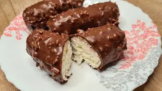 Домашние СЫРКИ с Кокосовой стружкой в шоколадной глазури.  Это ОЧЕНЬ ВКУСНО!