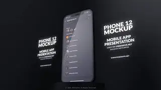 App Promo -  Phone 12 Pro Mockup Kit for After Effects  2021