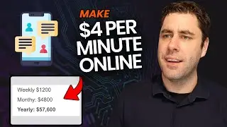 Make $4 Per Minute Chatting With People Online! (Make Money Online Secret Websites)