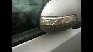 Hyundai i30 замена поворотника на зеркале заднего вида