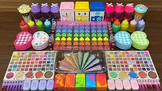 RAINBOW SLIME I Mixing random into PIPING BAGS Slime I Satisfying Slime 