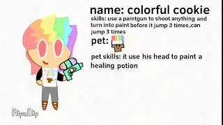 My cookie character