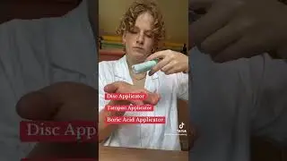 Disc, Tampon, and Boric Acid Applicator