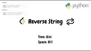 Reverse String | Python 2 Pointer Recursive Solution