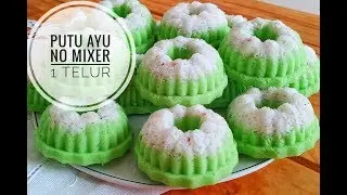 RESEP KUE PUTU AYU |  LEMBUT TANPA MIXER