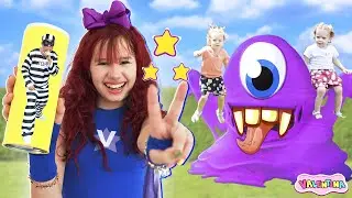 Valentina ⭐ SUPER STAR GIRL ⭐ VS SLIME MONSTER