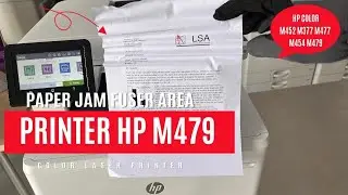 Paper jam Fuser Area Printer HP M452 M377 M477 M454 M479 ASMR