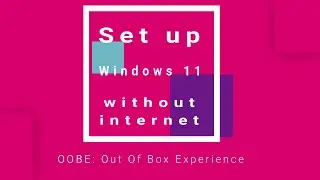 OOBE Out Of Box Experience
