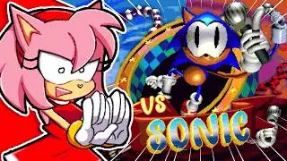 AMY PLAYS Sonic VS Rewrite! 😍💞