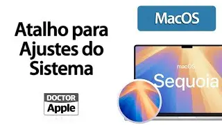 Curso Mac - Atalho para Ajustes do Sistema