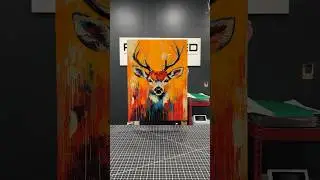 Painted Art On A Metal Poster