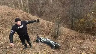 Деревня эндуро AVANTIS FX 250 LUX Regulmoto ZR 250 и Racer Panther. Овраг 
