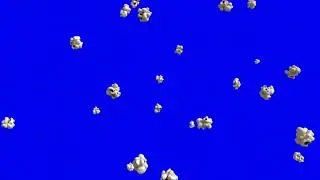 3D Popcorn Raining From Sky - Popcorn Green Screen Pack
