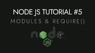 Node.js Crash Course Tutorial #5 - Modules and require() | Learn Node.js Development
