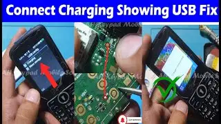 China Keypad Mobile Connect Charging Showing USB Problem | QMobile | iTel | Calme | VGOTEL | Gfive