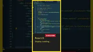 React JS Tutorial (Display Loading/Spinner), React Forms, React JS in Telugu, react course, ReactJS