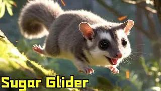 Sugar Glider Flight School – Watch This Little Glider Take Off!