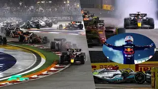 SUPER-CHECO PEREZ BRILLA en el CAOS de SINGAPUR - RESUMEN CARRERA GP de SINGAPUR F1 2022