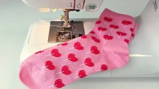 ✅🌺For sewing, this is just a godsend! Look what I'm doing with my new beautiful socks!