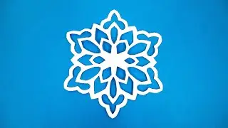 How to cut a snowflake out of paper step by step Beautiful snowflakes made of paper with your own ha