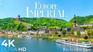 Europe 4K - Scenic Relaxation Film with Meditation Relaxing Music - Video Ultra HD