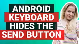 My keyboard covers what I'm typing on Instagram and Facebook | Android | Quick fix