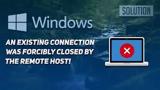 FIX An Existing Connection was Forcibly Closed by the Remote Host Error [2024]