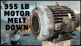 433KG Massive Motor Melt Down - Scrapyard Search - ASMR Metal Melting - BigStackD Bulk Copper Bars