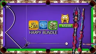 Buying Harpy Bundle 😍 Cue - Cash - Coins - Box - Pro 8 ball pool