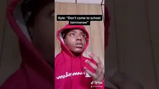 When the quiet kid says “don’t go to school tomorrow” 😨