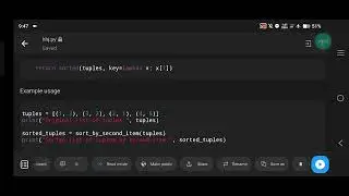 Python Program to Sort a List of Tuples by the Second Item