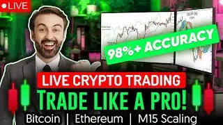 Live Crypto Trading Bitcoin & Ethereum - Live BTC ETH Scalping 22/08/2024