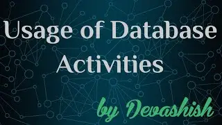 UiPath: Usage of Database Activities