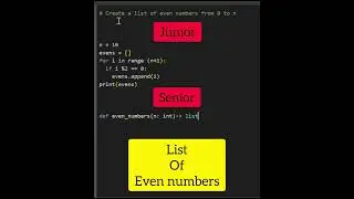 Junior Vs. Senior Python Developer 
