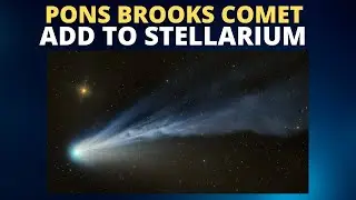 How To Add Pons Brooks Comet To STELLARIUM Desktop App