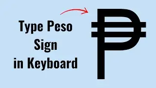How to Put Peso Sign in Keyboard    ₱  2023