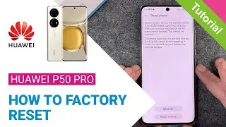 Huawei P50 Pro - How to reset to factory settings • 📱 • 🅧 • ⏬ • | Tutorial