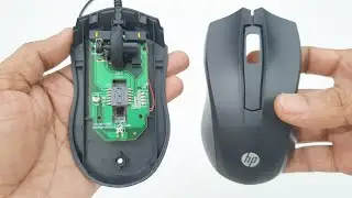HP 100 Mouse - Click and Scroll Fix - Disassembly