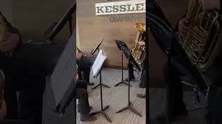 A tuba and euphonium quartet