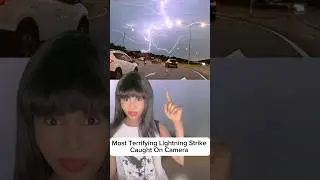 Most Terrifying Lightning Strikes Caught On Camera ⚡️ #lighting #Shorts